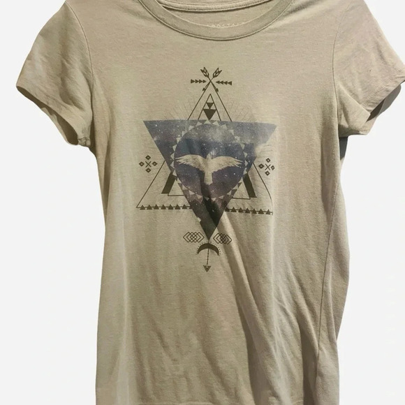 Aeropostale Size Medium Dove Native Graphic Shirt Boho - Picture 2 of 6